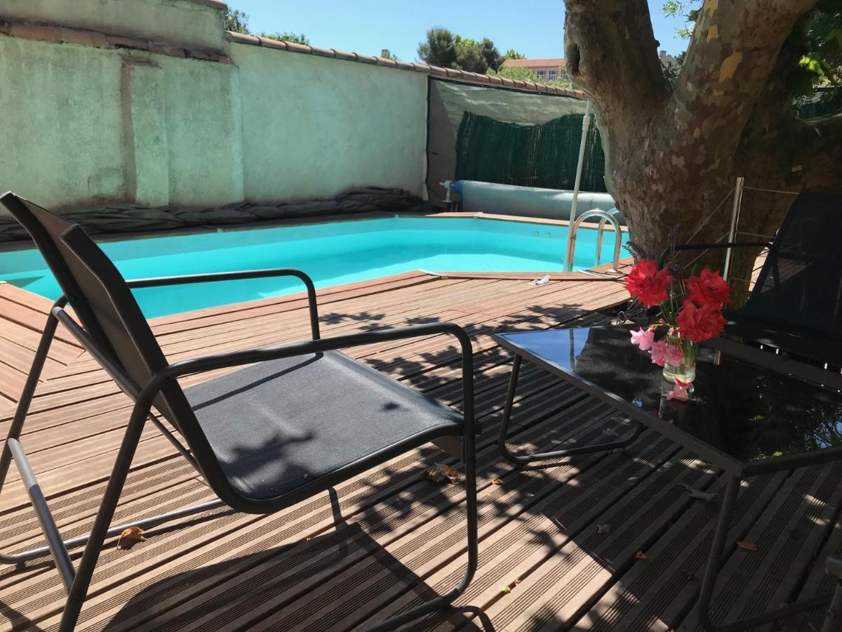 Chambre Climatisee Avec Sdb Privee Dans Une Villa Avec Piscine Ouverte D'Avril A Mi Octobre 마르세유 외부 사진